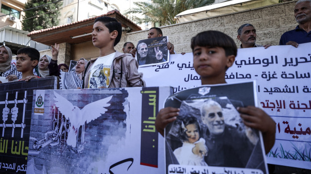 Une manifestation de soutien aux Palestiniens détenus dans les prisons israéliennes à Gaza, le 19 juin 2023. Crédit photo: AGENCE ANADOLU