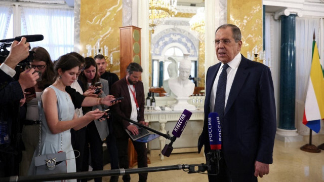 Le ministre des Affaires étrangères de la Fédération de Russie, Sergueï Lavrov. Crédit photo: SERGEY BOBYLEV / RIA NOVOSTI / AFP
 