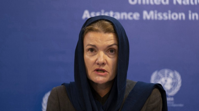 Chef de la Mission d'assistance des Nations Unies pour les droits de l'homme en Afghanistan, Fiona Frazer. Crédit photo: Wakil KOHSAR / AFP