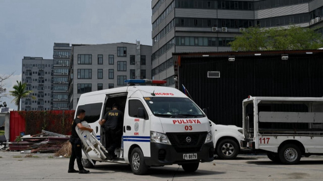 La police a effectué une descente dans un casino en ligne situé dans la capitale Manille aux Philippines. Crédit photo: JAM STA ROSA / AFP