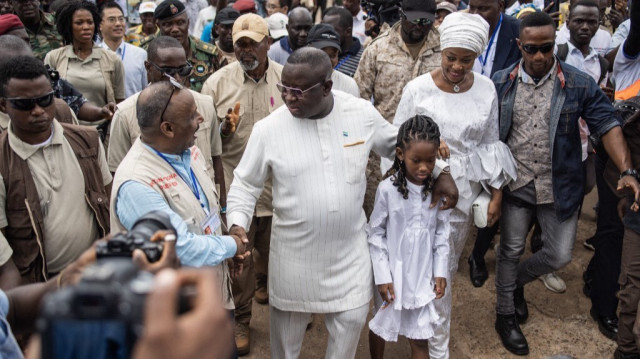 Le Président sortant de la Sierra Leone, Julius Maada Bio. Crédit Photo: JOHN WESSELS / AFP