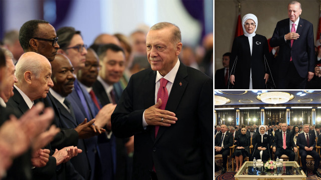 Cumhurbaşkanı Recep Tayyip Erdoğan, Cumhurbaşkanlığı Külliyesi'nde "Cumhurbaşkanlığı Göreve Başlama Töreni"ne katıldı.