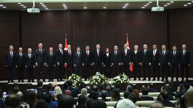 Le nom des nouveaux ministres a été dévoilé ce samedi par Recep Tayyip Erdogan. Crédit photo : AA