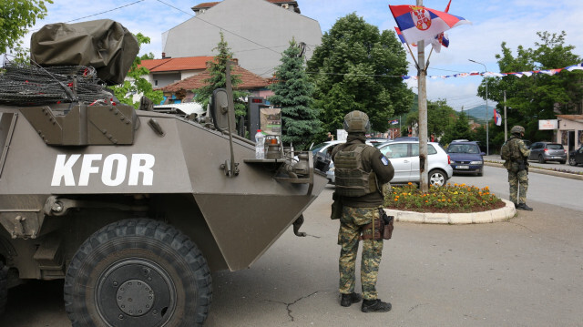 Renforcement des mesures de sécurité à Zvecan, dans le nord du Kosovo. Crédit photo: AGENCE ANADOLU