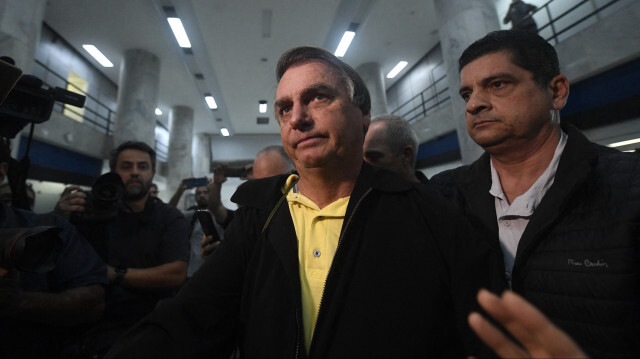 L'ancien président brésilien Jair Bolsonaro à son arrivée à l'aéroport Santos Dumont de Rio de Janeiro, au Brésil, le 29 juin 2023. Crédit Photo: MAURO PIMENTEL / AFP
