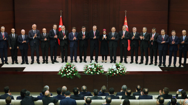 أردوغان يعلن تشكيلة الحكومة الرئاسية الجديدة