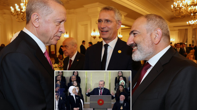 Cumhurbaşkanı Recep Tayyip Erdoğan - Ermenistan Başbakanı Nikol Paşinyan.