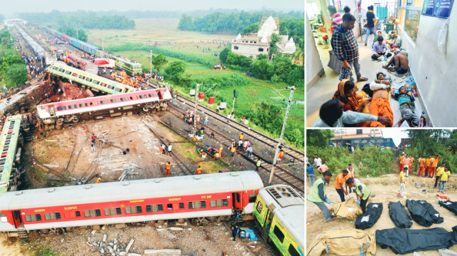 Hindistan’ın Orissa eyaletinde tren kazası.