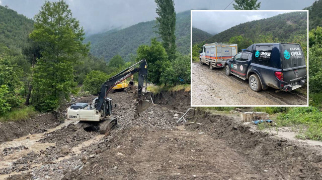 Amasya'da ekipler arama kurtarma çalışmaları yaptı. 