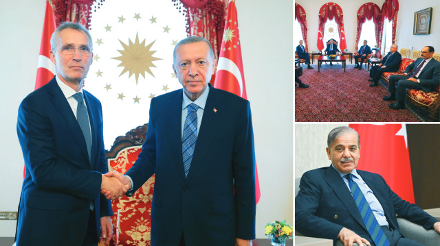 Cumhurbaşkanı Erdoğan, NATO Genel Sekreteri Jens Stoltenberg’i kabul etti. 