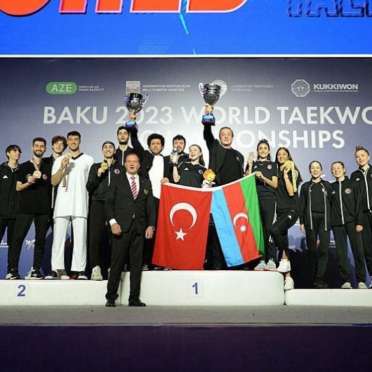 أردوغان يهنئ اللاعبين الأتراك الفائزين في بطولة باكو للتايكوندو