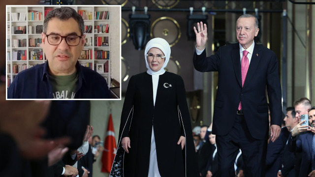 CHP yandaşı Enver Aysever, Göreve Başlama Töreni nedeniyle Erdoğan çiftine nefret kustu.