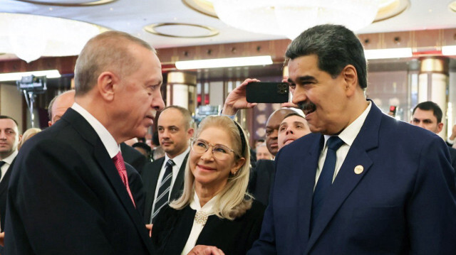 Cumhurbaşkanı Recep Tayyip Erdoğan ve Venezuela Devlet Başkanı Nicolas Maduro.