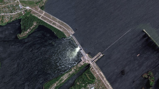 Crédit photo: SATELLITE IMAGE ©2023 MAXAR TECHNOLOGIES / AFP