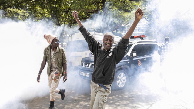 Manifestation à Nairobi, au Kenya. Crédit Photo: Tony KARUMBA / AFP