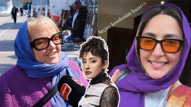 Melek Mosso, AK Partili kadınlara küfür eden kadını paylaşıp; onun gibi giyinerek oy kullanmaya gitmişti.