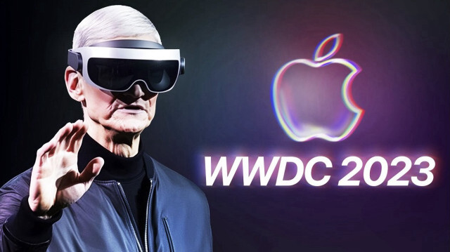 Главным аппаратным анонсом WWDC 2023 стала первая гарнитура смешанной реальности Vision Pro.