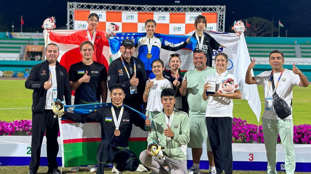 Юные атлеты Узбекистана завоевали на чемпионате Азии 9 медалей