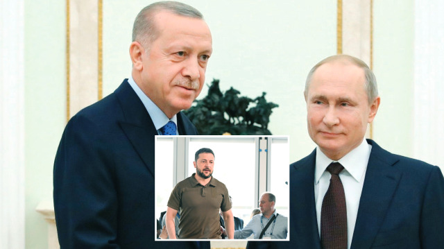 Cumhurbaşkanı Recep Tayyip Erdoğan, Rusya Devlet Başkanı Vladimir Putin ve Ukrayna Devlet Başkanı Volodimir Zelenskiy ile görüştü. 