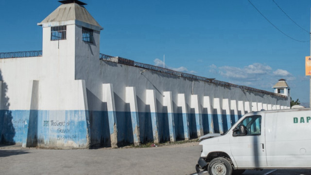 La prison de Croix-des-Bouquet à Haïti. Crédit photo: REGINALD LOUISSAINT JR / AFP / ARCHIVE