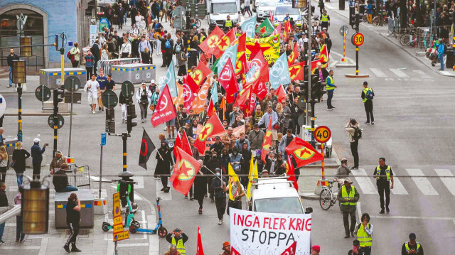İsveç’teki PKK yandaşları en son 4 Haziran’da bir gösteri düzenledi.