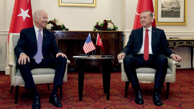 Cumhurbaşkanı Recep Tayyip Erdoğan, ABD Başkanı Joe Biden.