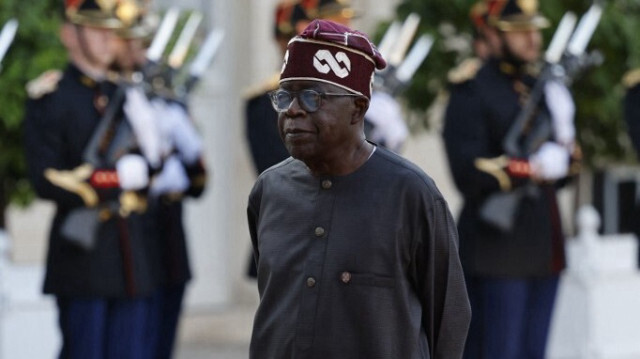 Le Président du Nigeria, Bola Tinubu. Crédit photo: Ludovic MARIN / AFP