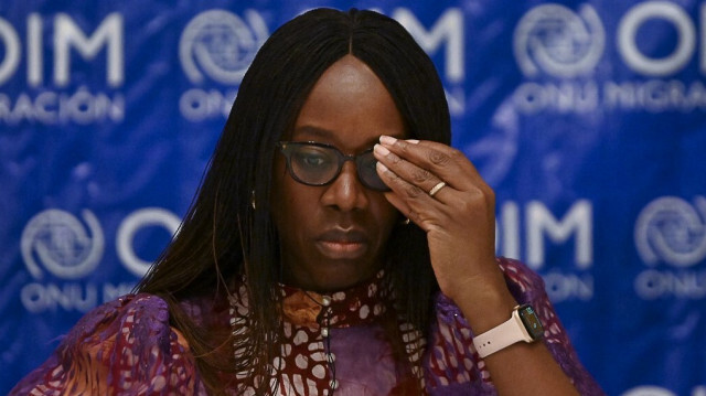 La directrice générale adjointe des opérations de l'Organisation internationale pour les migrations (OIM) des Nations unies, Ugochi Daniels. Crédit photo: Luis ACOSTA / AFP