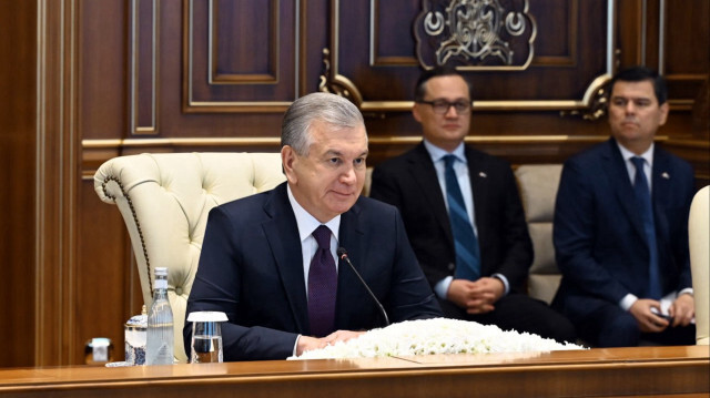 Uzbek President Shavkat Mirziyoyev 