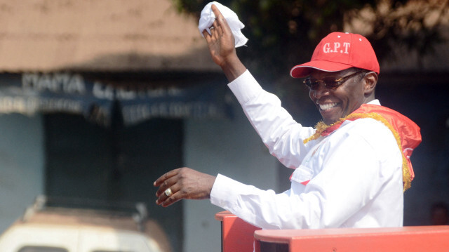 Le chef du parti d'opposition, Ibrahima Kassory Fofana. Crédit photo: CELLOU BINANI / AFP