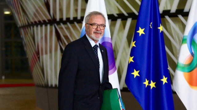 Le président de la Banque européenne d'investissement, Werner Hoyer. Crédit photo: Aurore Belot / AFP