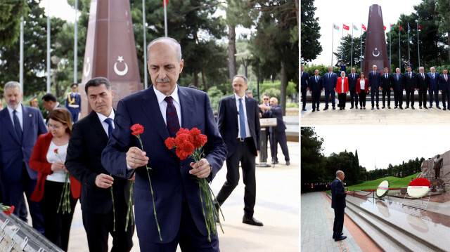  TBMM Başkanı Numan Kurtulmuş, Azerbaycan'da.