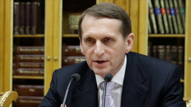 The Russian Intelligence Chief Sergey Naryshkin