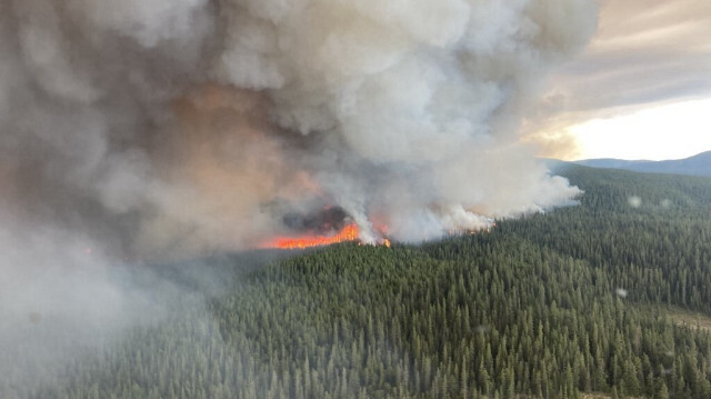 Crédit photo: Service des incendies de la Colombie-Britannique / AFP