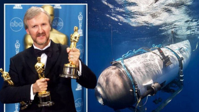 Ödüllü Hollywood filmi Titanik'in yönetmeni James Cameron'dan, Titan ile ilgili diziyi yönetmesi isteniyor.