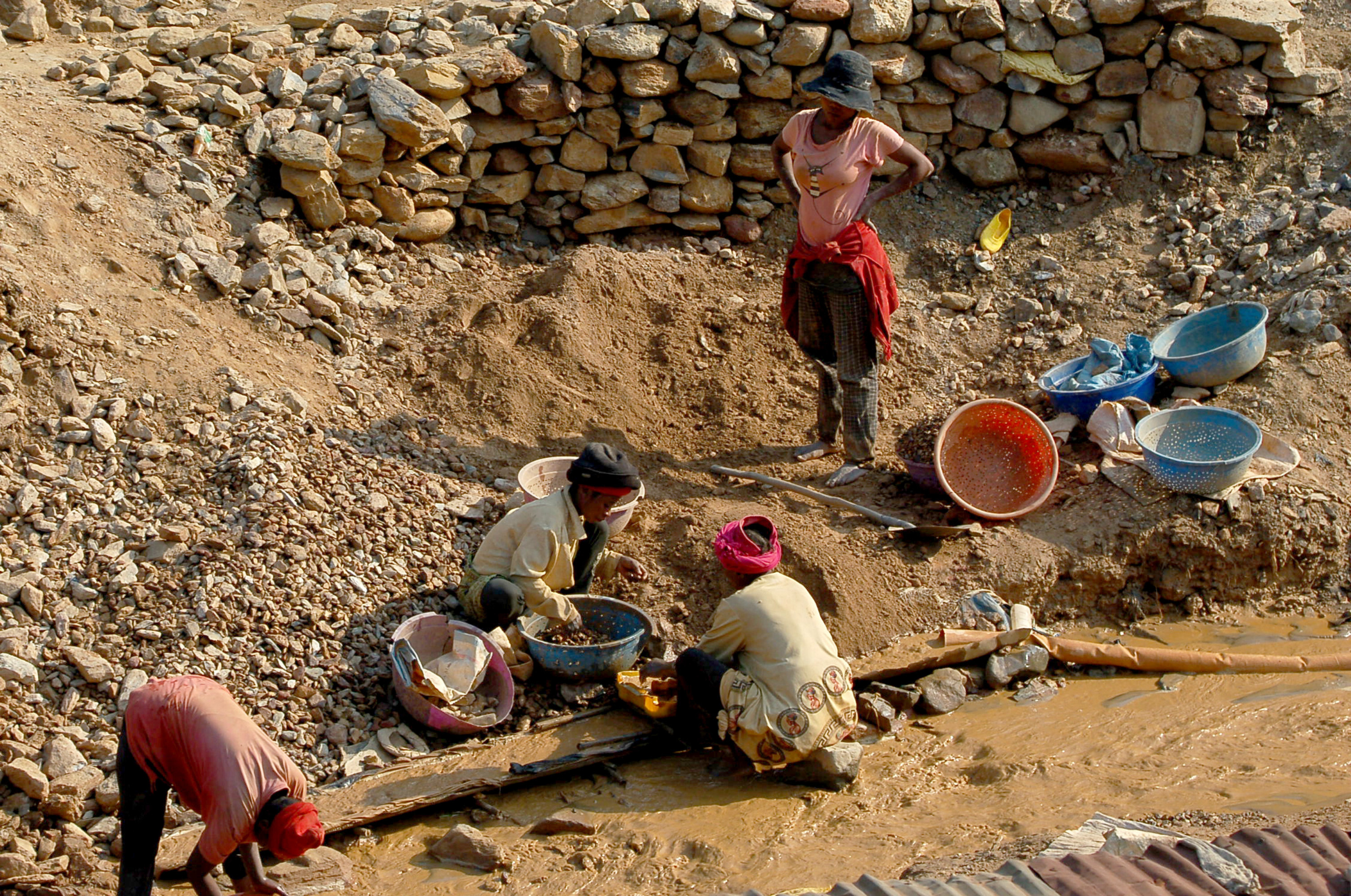 Cobalt is mined under poor conditions in the Democratic Republic of Congo