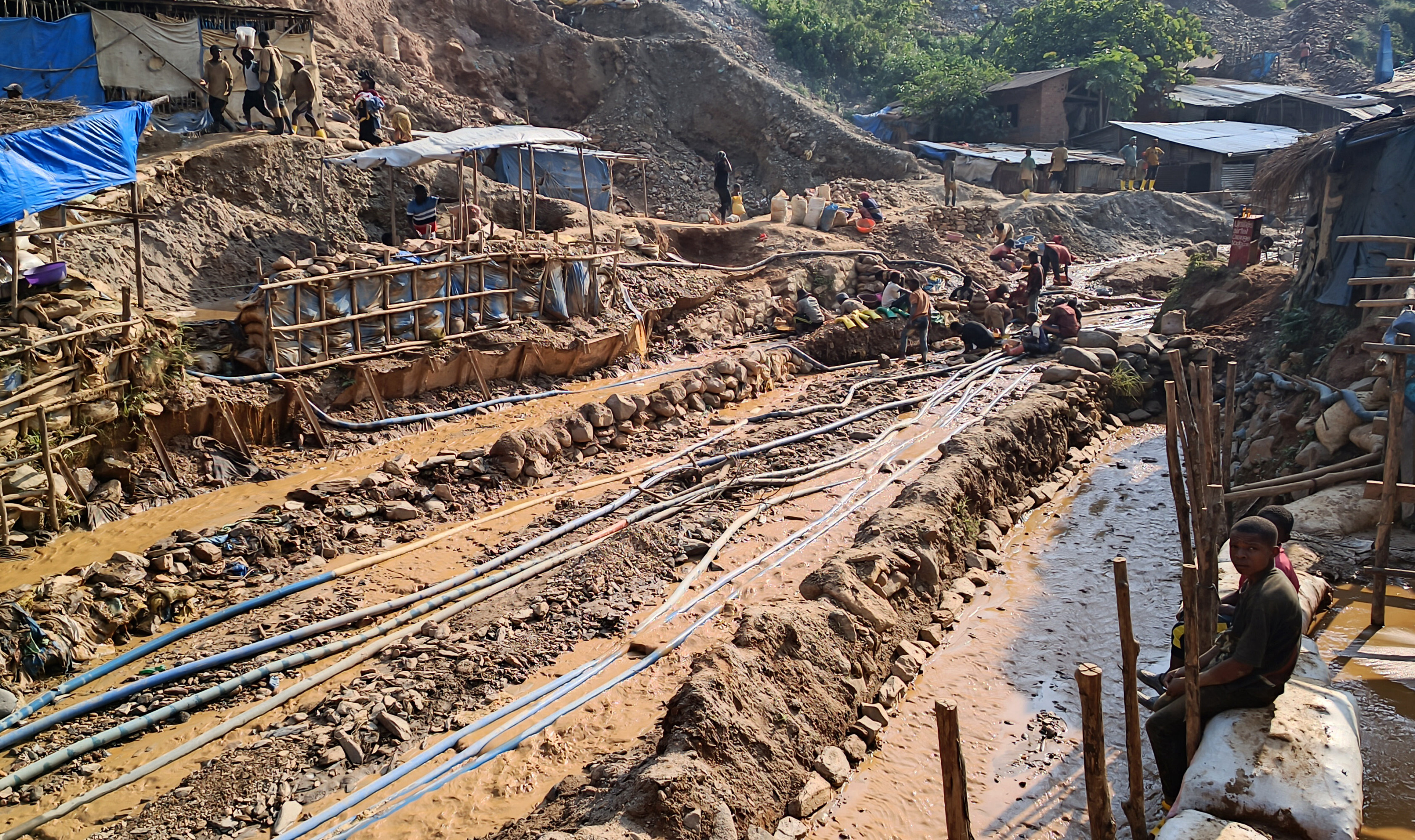 Cobalt is mined under poor conditions in the Democratic Republic of Congo