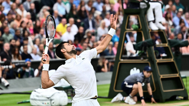 Le joueur de tennis serbe, Novak Djokovic. Crédit photo: SEBASTIEN BOZON / AFP