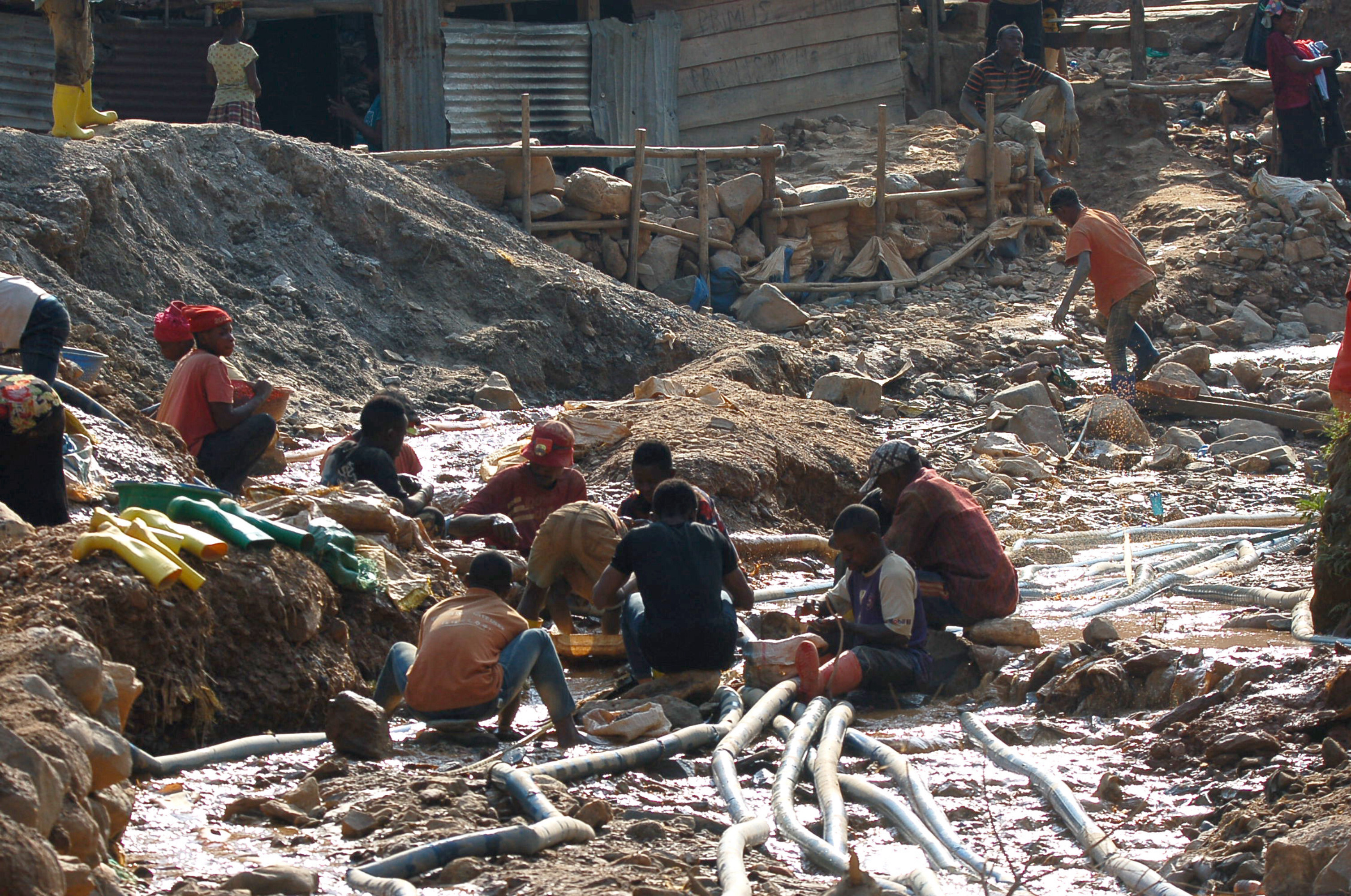 Cobalt is mined under poor conditions in the Democratic Republic of Congo