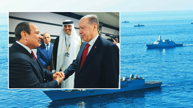 Recep Tayyip Erdoğan ve Abdülfettah es-Sisi.