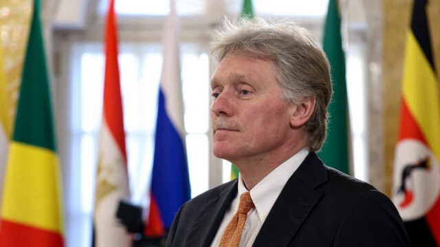 Le porte-parole du Kremlin, Dmitry Peskov. Crédit photo: SERGEY BOBYLEV / RIA NOVOSTI / AFP

