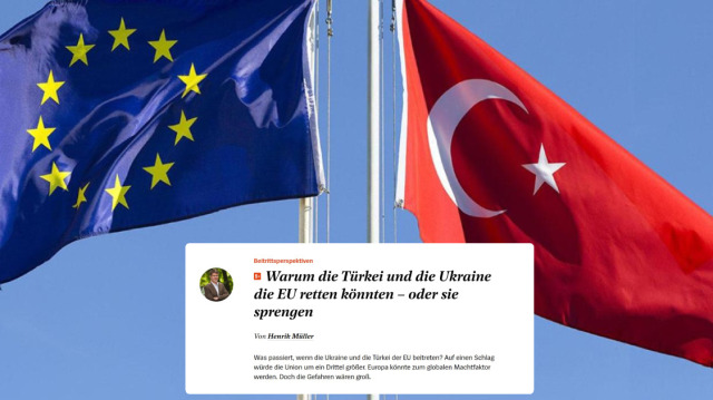 Alman basını Türkiye'nin AB üyesi olması durumunda birliğin küresel güç faktörü haline gelebileceğini yazdı.