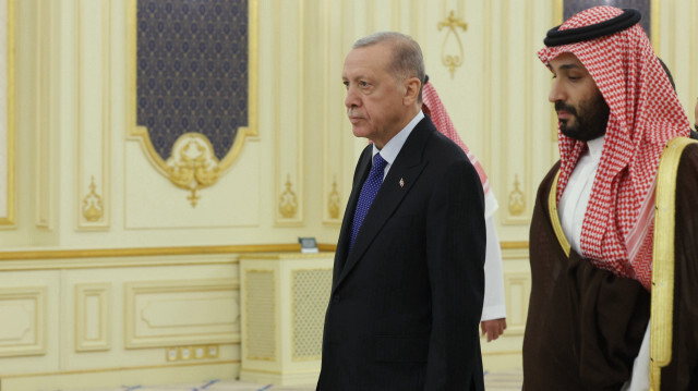 Le Président de la République de Türkiye, Recep Tayyip Erdogan, et le prince héritier saoudien Mohammed Ben Salmane, à Djeddah en Arabie saoudide, le 17 juillet 2023. Crédit photo: AGENCE ANADOLU
