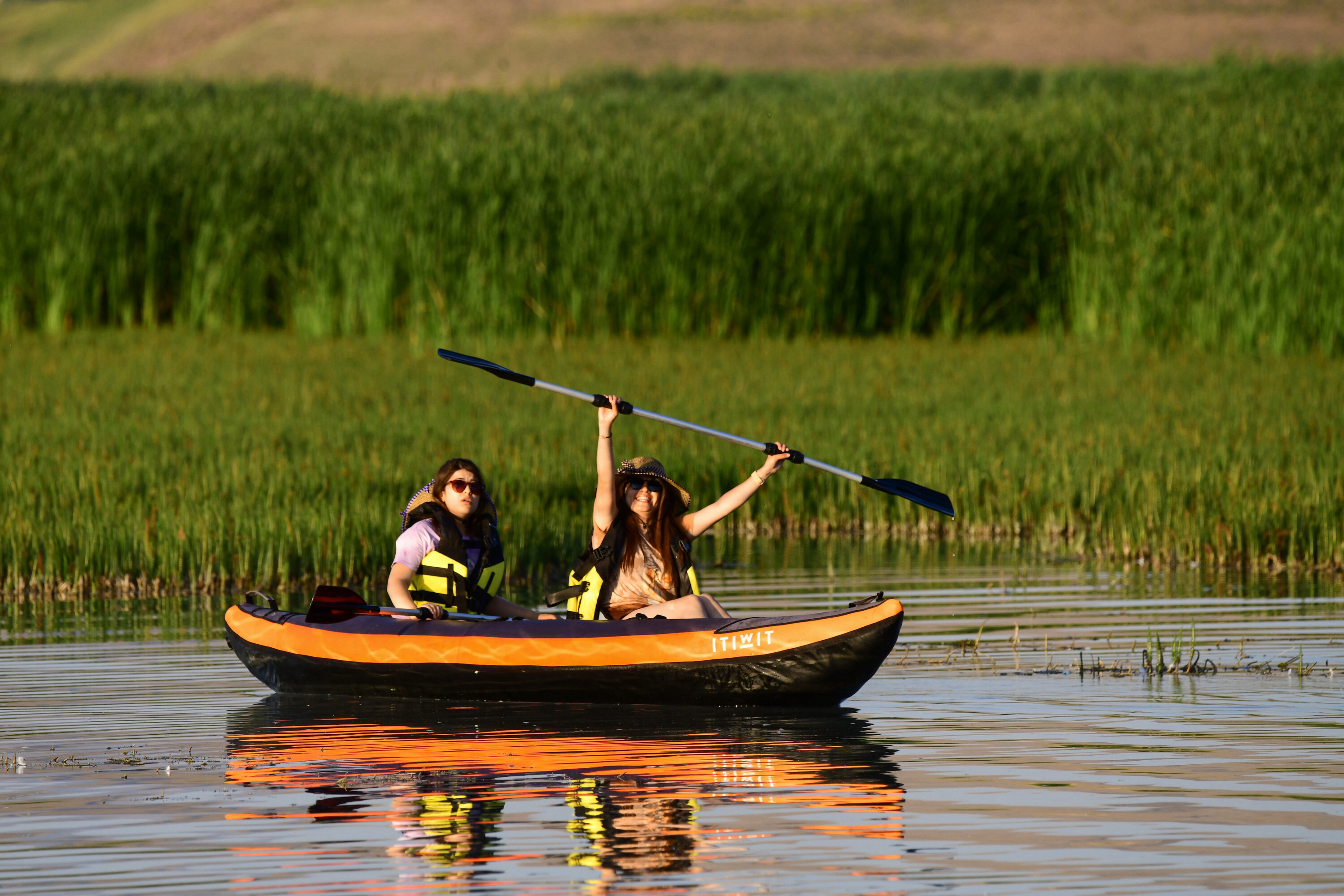 Dilkaya Delta hosts canoe lovers in Turkiye's Van