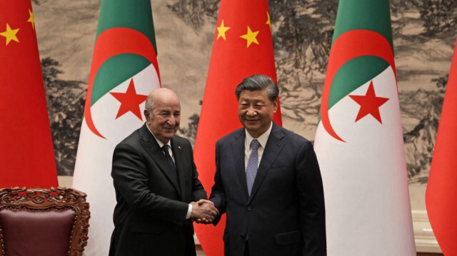 Le président algérien Abdelmadjid Tebboune et le président chinois Xi Jinping. Crédit Photo: Ng Han Guan / PISCINE / AFP