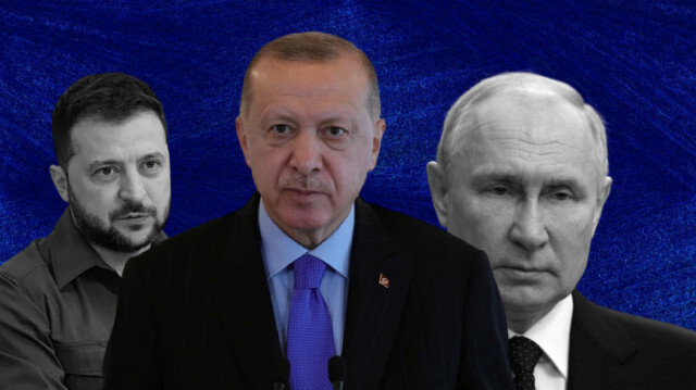 Recep Tayyip Erdoğan, Putin ve Zelenski.