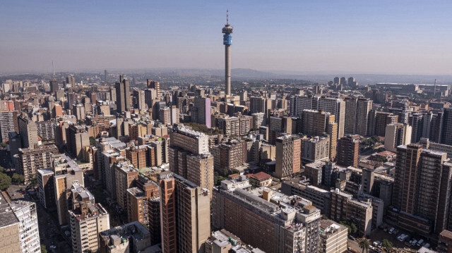 Une vue générale de Johannesburg en Afrique du Sud. Crédit Photo: EMMANUEL CROSET / AFP