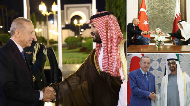 Cumhurbaşkanı Erdoğan, Körfez turunda 3 ülkeyi ziyaret etti. 