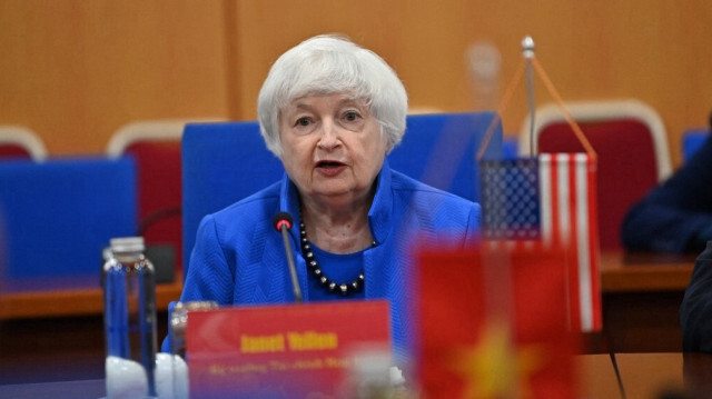 La secrétaire américaine au Trésor, Janet Yellen. Crédit photo: Nhac NGUYEN / AFP