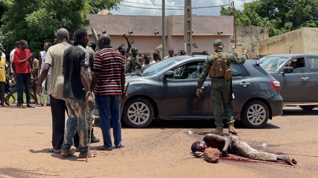 L'attaque terroriste perpétrée au village de Djankoin, au Mali, le 22 juillet 2023. Crédit Photo: AFP